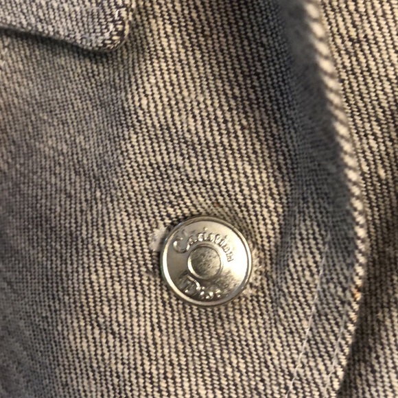 Christian Dior Boutique Paris Grey Denim Jacket Size Small - Picture 8 of 13